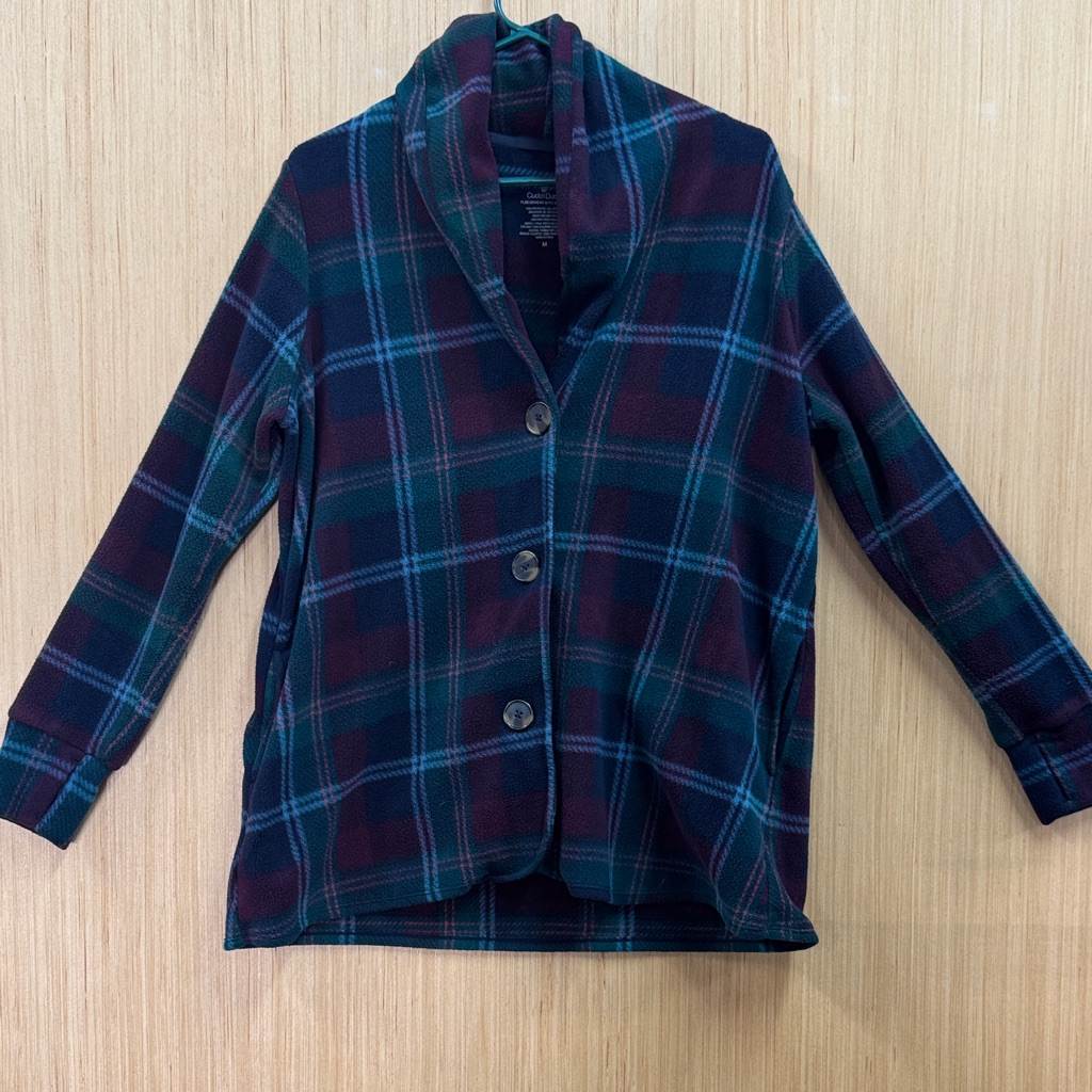 Cuddl Duds Plaid Fleecewear Jacket Cuddl Duds Plaid Fleecewear Jacket